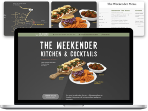 Bent Creative Portfolio: The Weekender Kitchen and Cocktails Restaurant