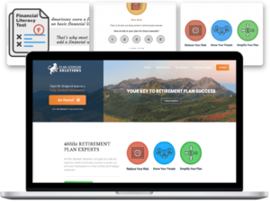 Bent Creative Portfolio: Plan Sponsor Solutions Website