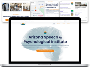 Bent Creative Portfolio: Arizona Speech & Psychological Institute Website